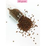 Angoravi Dökme Cam Kum Boncuk (11/0) 2 mm - 60 Gram - Çok Koyu Turuncu - Bnc064