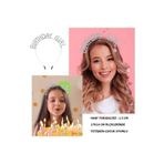 Angoravi Kristal Taşlı Gümüş Birthday Girl Parti Tacı