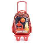 Angry Birds 87897 Kırmızı Tekerlekli Erkek Çocuk Sırt Çantası