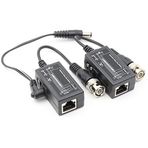 ANHAN Pasif Video Balun Güç BNC RJ45 Adaptör Cat5 / Cat6 Kablo BNC Erkek Ağ Alıcı Verici CCTV Güvenlik Gözetim Kamerası için 1 Çift