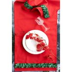 Anı Home Kırmızı Yeşil Yılbaşı Konseptli Runner - 40 x 150 cm - Kırmızı - Yeşil