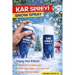 ANI OFİS KIRTASİYE A K Kar Spreyi | Yapay Kar Efekti | Dekoratif Snow Spray | Cam ve Yılbaşı Süsleme İçin