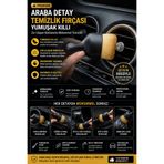 ANI OFİS KIRTASİYE A K Premium Araba Detay Temizlik Fırçası – Yumuşak Kıllı, Çizmez İç Temizlik Fırçası