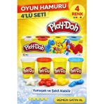 Anı Ofis Kırtasiye Oyun Hamuru 4’lü Set – 4 Renk Yumuşak ve Şekil Alabilen Hamur
