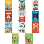 Anıl Basılı Anne Terliği +10 Adet Kitap Set - Hayır