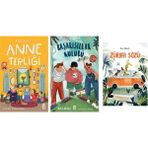 Anıl Basılı Anne Terliği +2 Adet Kitap Set - Hayır