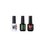 Anıl Gel Polish Kalıcı Oje Seti Uno Top Coat- Uno Rubber Base Coat- Uno Acid Primer-15 ML