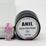 Anil Professional Cosmetics Kalıcı Oje Paint Jel Renk 5 ml Siyah Kutu | Dayanıklı Kolay Uygulanan Trend Renkler | Hızlı Kuruma ve Parlaklık (Paint Jel - 01)