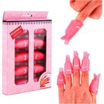 Anil Professional Cosmetics Klipsli Kalıcı Oje Çıkarma Mandalı 10 Lu - Pembe