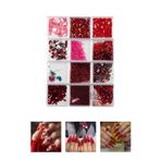 Anil Professional Cosmetics Tırnak Charm Tırnak Süsleme Ve Makyaj Taşı, Nail Art Nail Charm Seti 12 Adet