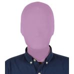 Aniler Üniseks Tam Yüz Örtüsü Cadılar Bayramı Kostümü Cosplay Zentai Hood Maske (Tek Beden, Açık Mor)