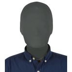 Aniler Üniseks Tam Yüz Örtüsü Cadılar Bayramı Kostümü Cosplay Zentai Hood Maskesi (Tek Beden, Koyu Gri)