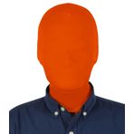 Aniler Üniseks Tam Yüz Örtüsü Cadılar Bayramı Kostümü Cosplay Zentai Kaput Maskesi (Tek Beden, Turuncu)
