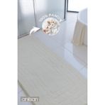 Anılsan Alora Ekru Büyük Ayak Havlusu - 60x130 Cm , 690GR %100 Pamuk, Spa Ve Otel Banyo Paspası - Bej - 60 x 130 cm