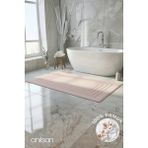 Anılsan Alora Pudra Büyük Ayak Havlusu - 60X130 cm , 690GR %100 Pamuk, Spa ve Otel Banyo Paspası - 60 x 130 cm