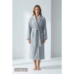 Anılsan Şalyaka Bornoz Bordo %100 Pamuk Unisex Spa Için Ideal Kadın/Erkek - L - XL - Bebe Mavi