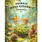 Animal Puzzle Book for Juniors: 80 Word Scrambles with Animal Clues | Brain-Boosting Puzzle Fun to Build Vocabulary & Focus | Smart Pages Puzzle Series – JUNIOR Edition | Ages 9–12