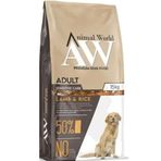 Animal World 15 kg Kuzu Etli Yetişkin Orta ve Büyük Irk Köpek Maması