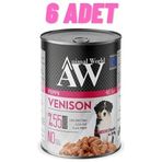 Animal World 6x415 gr Puppy Venison Jelly Yavru Köpek Konservesi
