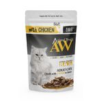Animal World 80 gr Soslu Tavuk Etli Yetişkin Kedi Konservesi