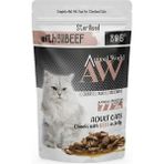 Animal World 80 gr Sterilised Jöleli Parça Sığır Etli Kısırlaştırılmış Kedi Pouch Maması