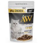 Animal World 80 gr With Chicken Tavuk Etli Kedi Yaş Maması