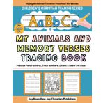 Animals and Alphabet Tracing and Colouring Book With Christian Bible Verses for Kids 2+: Practice Pen Control, Line and Words Tracing and More!: Learn ... Toddlers, Kindergarteners, Children aged 2-6)