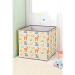 Animals Kapaksız Kutu Dolap Içi Organizer Oyuncak Eşya Çamaşır Saklama Kutusu Düzenleyici 30X30X30 - Sarı