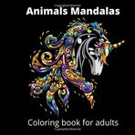 Animals mandalas: Coloring book for adults