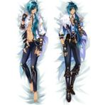 Anime-Genshin Impact- Kaeya Desenli Sarılma Yastığı ( Hugging Pillow) Kılıfı - 50 x 140