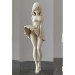 Anime Girl Figure - Detaylı Tasarım Anime Kız Figürü - Koleksiyonluk Biblo, Oyuncu Masası Aksesuarı ve Otaku Odası Dekoru - Anime Severler İçin Yaratıcı Hediye maker kalem ile boyanabilir