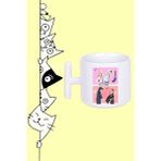 Anime Gojo Wakana Kitagawa Marin Karakter My Dress Up Darling Tasarım Baskılı Beyaz T Sap Kupa Bardak - 1 Adet - 250 ml