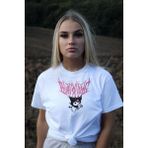Anime Harajuku Kuromi Sanrio Beyaz Tshirt - L - Renkli