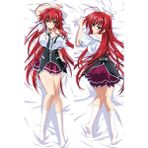 Anime High School Dxd - Rias Gremory Desenli Çift Yön Baskılı Sarılma Yastığı Kılıfı - 50 x 140