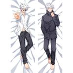 Anime-Jujutsu Kaisen - Gojo Satoru 2 No ( Göz Bantsız) Desenli Sarılma Yastığı Kılıfı - 50 x 140