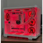 Anime Karakterli 7 Argb Fanlı 360MM Sıvı Soğutmalı 750W 80+ Powerlı Beyaz Akvaryum Kasa - 750 W