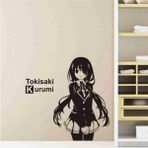 Anime Kız Sticker Scholl 100 x 45 cm