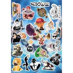 Anime Marketi Anime Karışık Sticker Seti Ajanda Telefon Laptop Sticker Seti 23 Adet
