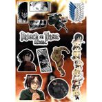 Anime Marketi Attack On Titan Sticker Seti Ajanda Telefon Laptop Sticker Seti 12 Adet
