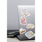 Anime Marketi Estetik Cute/tatlı Sticker Seti - Ajanda - Telefon - Laptop Sticker Seti 11 Adet