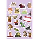 Anime Marketi Funny Laptop Telefon Sticker Seti (20 Adet)