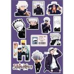 Anime Marketi Jujutsu Kaisen Anime Temalı Sticker Seti Ajanda Laptop Telefon Sticker Seti 13 Adet