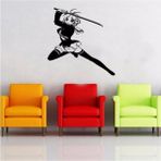 Anime Schol Girl Duvar Sticker 100 x 45 cm