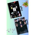 animeandyourworld Bts jin jimin v jungkook suga defter seti 2 adet A4 boyutu 21*30 çizgili + kareli 60 syf