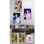 animeandyourworld Jennie blackpink 3 adet poster 9 adet fotokart 1adet A5 defter çizgisiz 1 adet not defteri çizgisiz