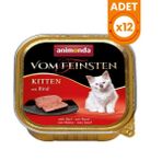 Animonda 12x100 gr Kitten Biftekli Yavru Konserve Kedi Maması