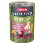 Animonda Gran Carno Superfoods 400 gr Sığır Etli Pancar ve Böğürtlenli Yetişkin Köpek Konservesi