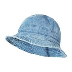 ANIMQUE 5659 Balıkçı Katlanabilir Kubbe Retro Unisex Medium Mavi Kot Şapka