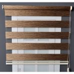 Anıper Zebra Kahve Bamboo 230x260 cm Stor Perde