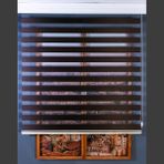 Anıper Zebra Kahve Bamboo 90x260 cm Stor Perde